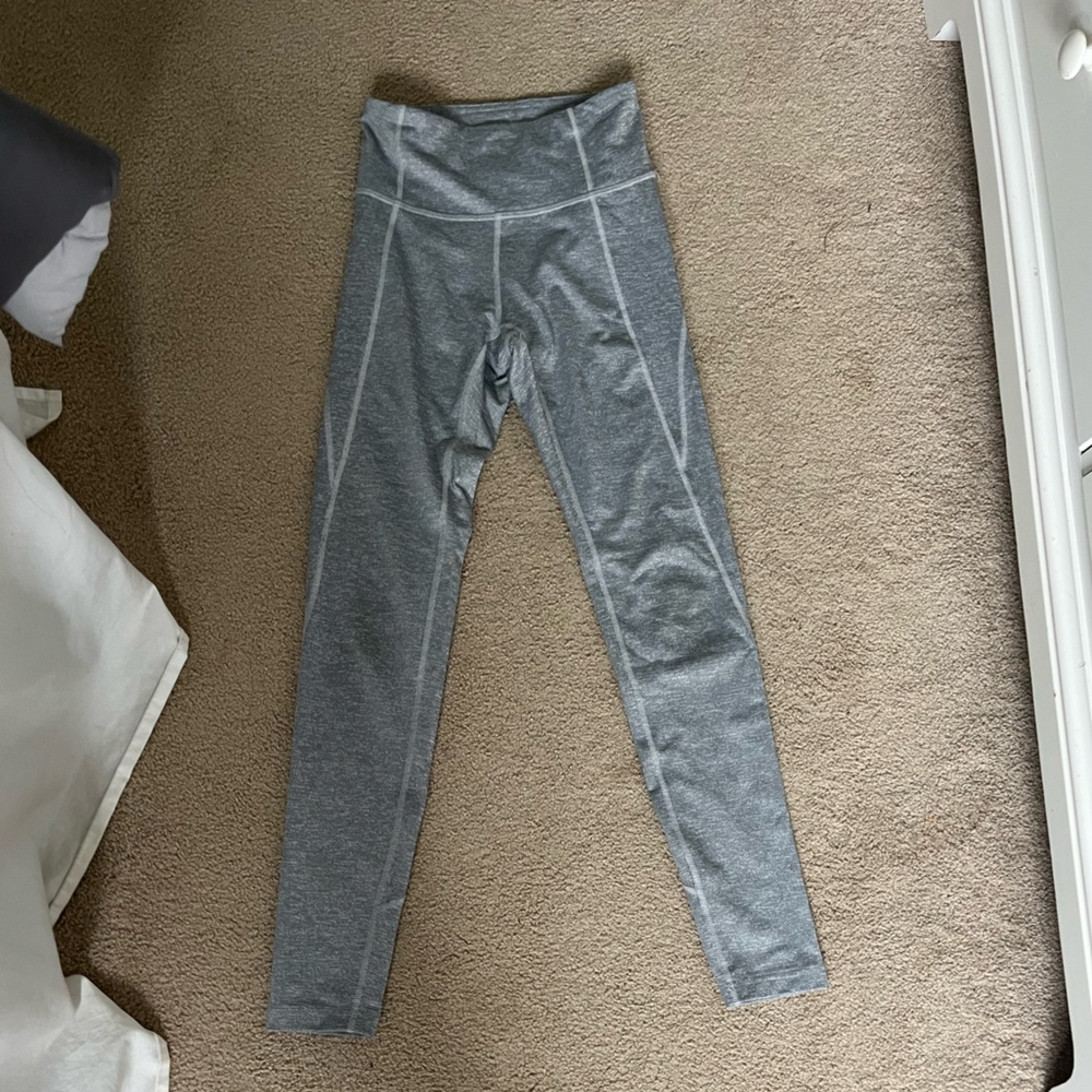 Grey athletic leggings